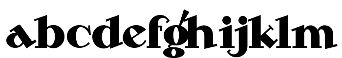 SteppinOut Font LOWERCASE