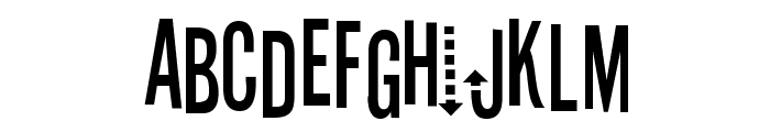 Stereofidelic-Regular Font LOWERCASE