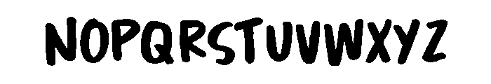Stew Magoo Font LOWERCASE