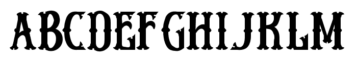 Stf BLACK RIDERS Font LOWERCASE