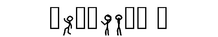 Stick Figure Font Regular Font OTHER CHARS
