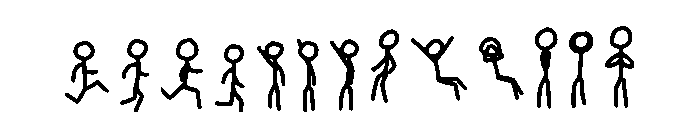 Stick Figure Font Regular Font UPPERCASE