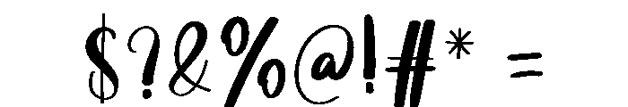 Stick Font OTHER CHARS