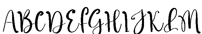 Stick Font UPPERCASE