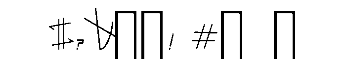Stick&Stones Font OTHER CHARS