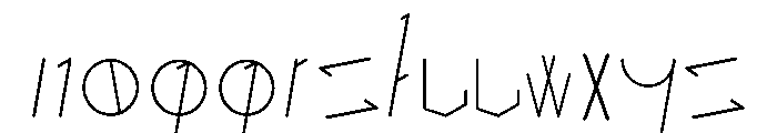 Stick&Stones Font UPPERCASE