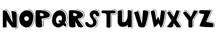 Stickers Regular Font UPPERCASE