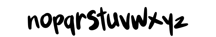 Stickids Font LOWERCASE