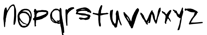Sticks And Stones Font LOWERCASE