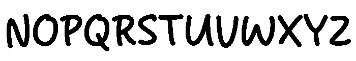 Sticky Bread Font UPPERCASE