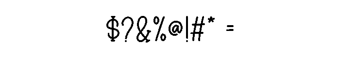 Sticky Candy2 Font OTHER CHARS