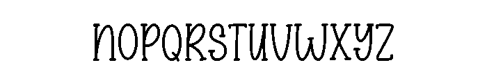 Sticky Candy2 Font UPPERCASE