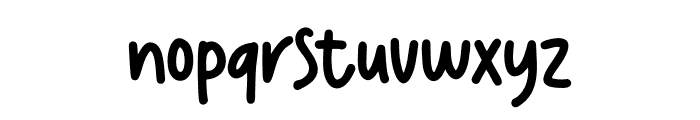 Sticky Notes Font LOWERCASE