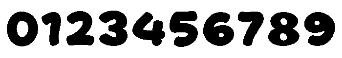 Sticky Puding Font OTHER CHARS