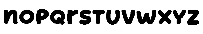 Sticky Puding Font LOWERCASE