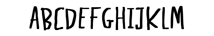 Stiff Note - Demo Font UPPERCASE