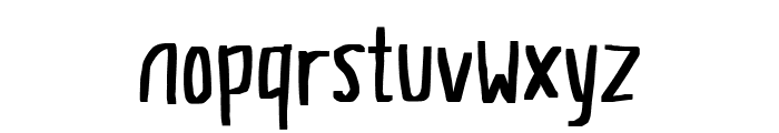 Stiff Note - Demo Font LOWERCASE