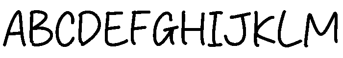 Still Alone Font UPPERCASE