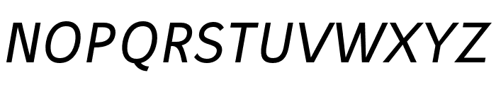 Stilu Italic Font UPPERCASE