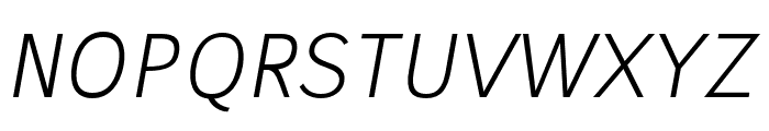 Stilu Light Italic Font UPPERCASE