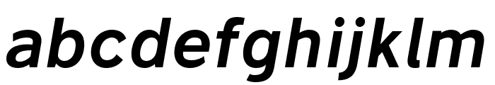 Stilu SemiBold Italic Font LOWERCASE