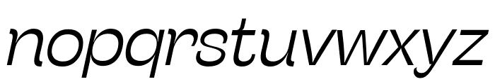 Stinger Fit Trial Light Italic Font LOWERCASE