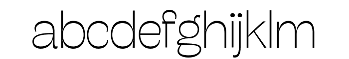 Stinger Fit Trial Thin Font LOWERCASE