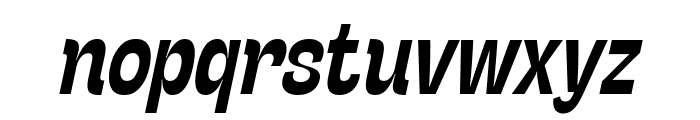 Stinger Slim Trial Bold Italic Font LOWERCASE