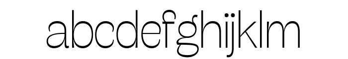 Stinger Trial Thin Font LOWERCASE