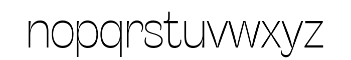 Stinger Trial Thin Font LOWERCASE
