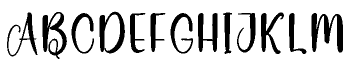 Stock Font UPPERCASE