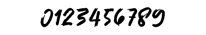 Stockport Brush Personal Font OTHER CHARS