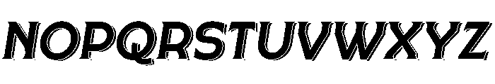 Stockport Italic Personal Font UPPERCASE