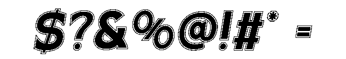 Stockport Italic SS 1 Personal Font OTHER CHARS