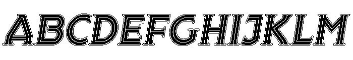 Stockport Italic SS 1 Personal Font UPPERCASE