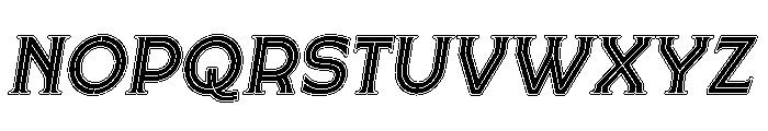 Stockport Italic SS 1 Personal Font UPPERCASE