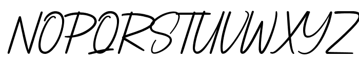 Stockton Demo Font UPPERCASE