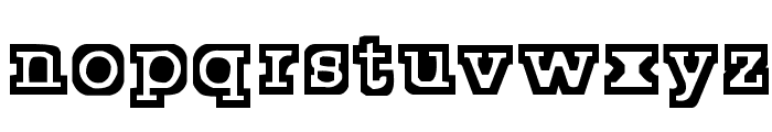 Stocky Font LOWERCASE