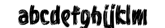 Stoica Brush Font LOWERCASE