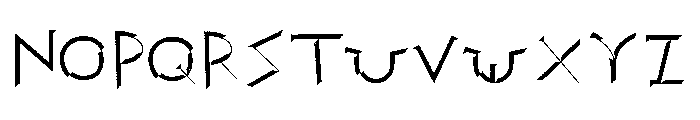 Stoix Engraved Font UPPERCASE