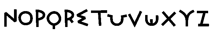 Stoix Heavy Font LOWERCASE