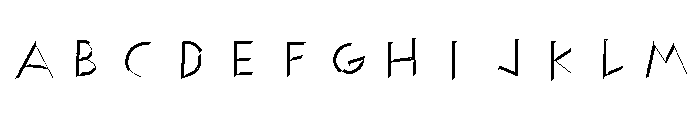 Stoix Mono Engraved Font UPPERCASE