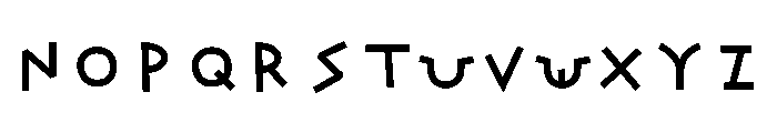 Stoix Mono Heavy Font UPPERCASE