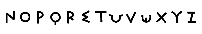 Stoix Mono Heavy Font LOWERCASE