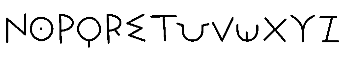 Stoix Font LOWERCASE