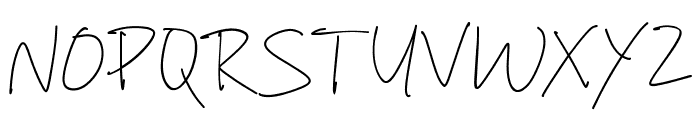 Stoke Note Font UPPERCASE