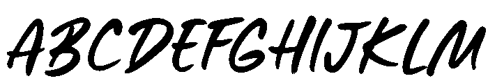 Stone Blue Font UPPERCASE