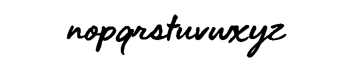 Stone Blue Font LOWERCASE