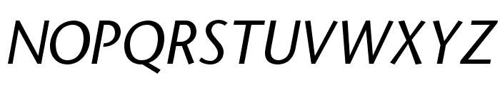 StoneSans Italic Font UPPERCASE