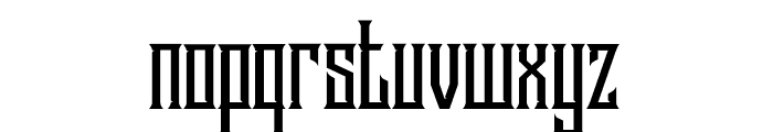 Stonebangs Typeface Font LOWERCASE